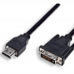 Cable HDMI a DVI MANHATTAN 1.8M, HDMI, DVI-D, Macho/Macho, Negro