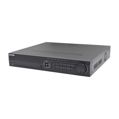 DVR 16 Canales TurboHD + 4 Canales IP / 4 Megapixel / 4 Bahías de Disco Duro / 4 Canales de Audio / Videoanalisis / 16 Entradas de Alarma