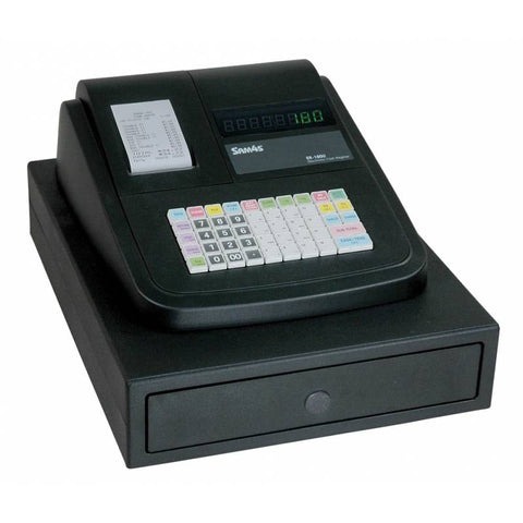 [CAJA ABIERTA] CAJA REGISTRADORA ER-180U / 16 DEPTOS / 500 PLUs / CAJON DE DINERO (8 PLAZAS) / TERMICO 58MM / PANTALLA 8 DIGITOS