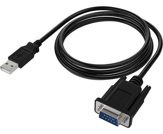 CABLE USB A SERIAL SMART SIGNALING RS-232 DB9 NEGRO