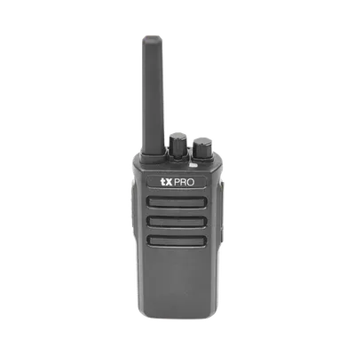 Paquete de 2 radios TX600 UHF (400-470 MHz), 5W de Potencia, Scrambler de Voz, Alta Cobertura
