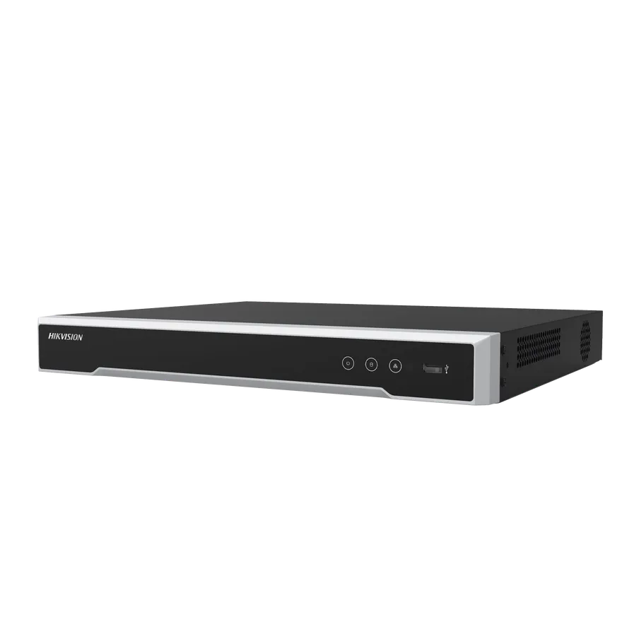 NVR 8 Megapixel (4K) (Compatible con Cámaras ACUSENSE) / 16 canales IP / 16 Puertos PoE+ / 2 Bahías de Disco Duro / Salida de Vídeo en 4K