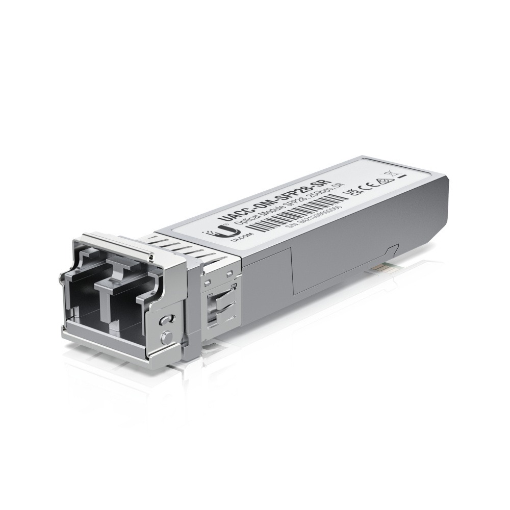 Transceptor de fibra óptica multimodo SFP28 hasta 25 Gbps con 2 conectores LC, hasta 100 mts