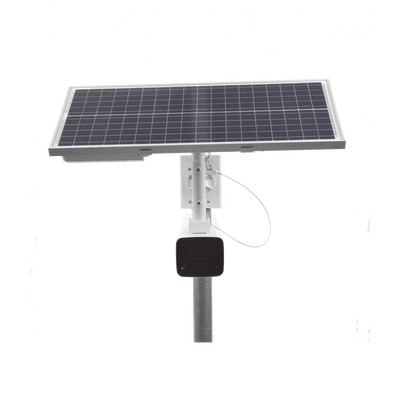 Kit Solar IP All in One / Cámara Bala ColorVu 4 Megapixel / Lente 4mm / Panel Solar / Batería de Respaldo de Litio 23.2Ah (Hasta 24 Días) / Conexión 4G / Accesorios de Instalación