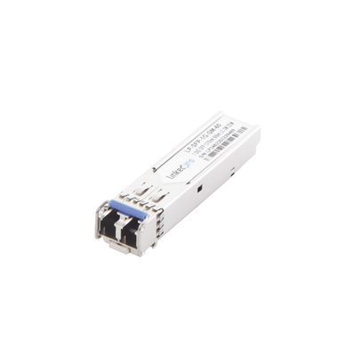 Transceptor Óptico SFP (Mini-Gbic) / Monomodo 1310 nm / 1.25 Gbps / 1000BASE-EX / Conectores LC/UPC Dúplex / DDM / Hasta 60 km 