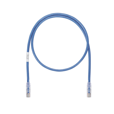 Cable de Parcheo UTP, Cat6A, 24 AWG, CM, Color Azul, 17ft