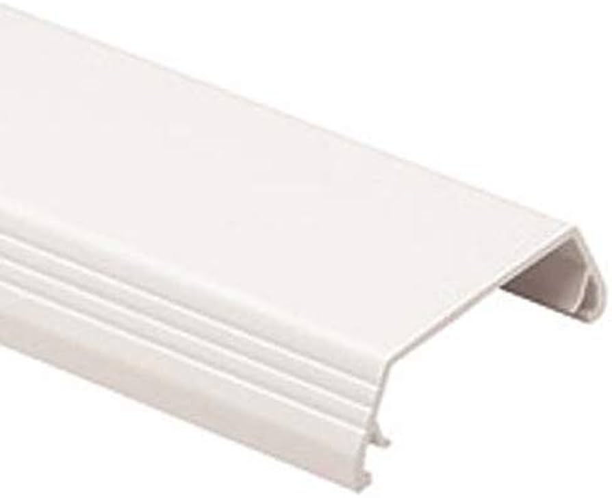 Base para canaleta T-45, de PVC rígido, con orificios perforados para montaje, 60.3 x 18.5 x 2400 mm, Color Blanco