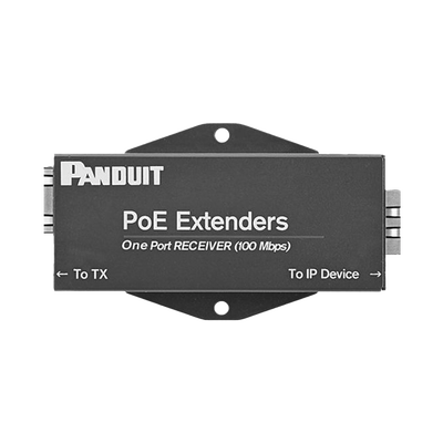 Receptor PoE/PoE+ Para Uso con Transmisor POEXTX1, Hasta 610 Metros (2000 ft) con Cable Cat5e o Cat6, 10/100Mbps