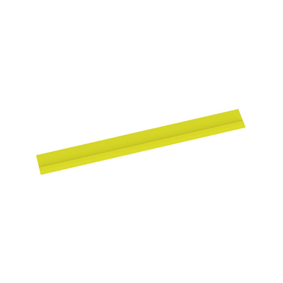 Tapa Con Bisagra a Presión Para Canaleta FiberRunner™ FR12X4YL6, de PVC Rígido, Color Amarillo, 1.8 m de Largo
