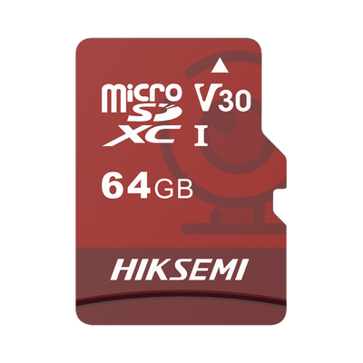 Memoria microSD / Clase 10 de 64GB / Especializada Para Videovigilancia (Uso 24/7) / Compatibles con cámaras HIKVISION y Otras Marcas / 95 MB/s Lectura / 40 MB/s Escritura