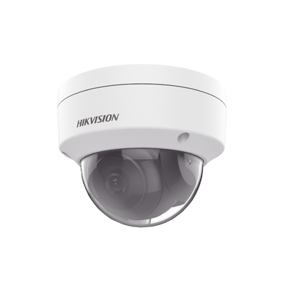 Domo IP 2 Megapixel / Lente 2.8 mm / 30 mts IR EXIR /Exterior IP67 / IK10 / WDR 120 dB / PoE / ACUSENSE (Evita Falsas Alarmas) / Entrada y Salida de Audio y Alarma / MicroSD / ONVIF