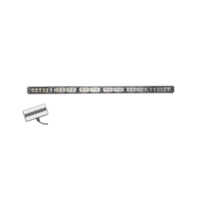 Barra de luz de advertencia de 6 Módulos de 6 LED, 30 Pulgadas, Ambar