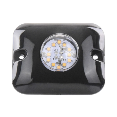 Luz Oculta Ultra Brillante con 12 LED, Color Ambar