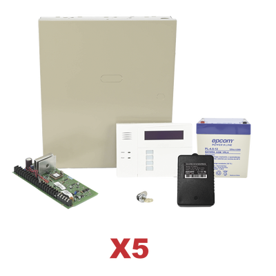 Kit de 5 Paneles VISTA48 con Batería y Transformador