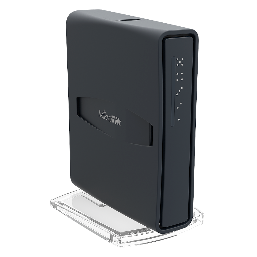 (hAP ac lite Tower) 5 Puertos Fast Ethernet, WiFi Doble Banda 802.11ac, Base tipo Torre