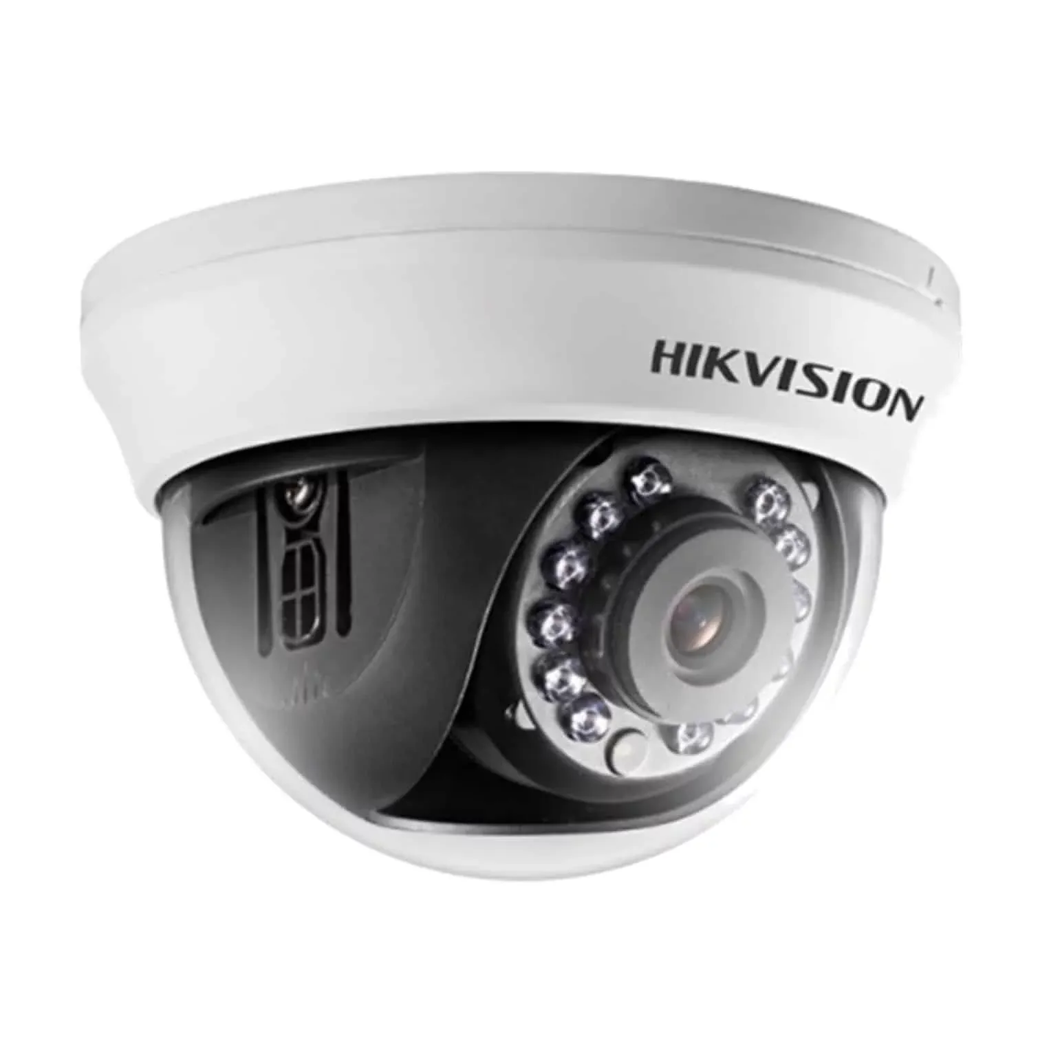 [USADA] Cámara de vigilancia tipo domo Hikvision DS-2CE56C0T-IRMM, analógica turbo HD 720p, IR hasta 20m.