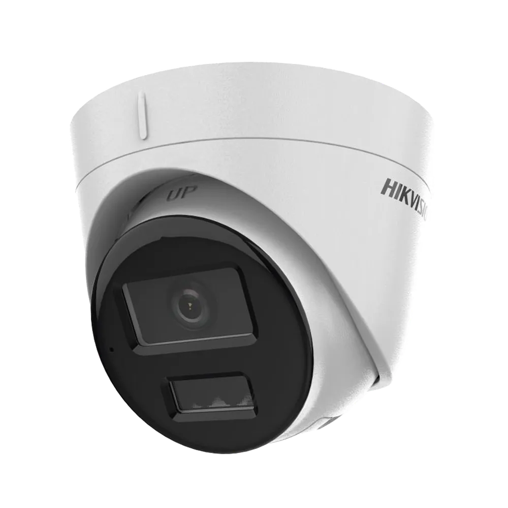 [Dual Light] Turret IP 2 Megapixel / Lente 2.8 mm / 30 mts IR + 30 mts Luz Blanca / Micrófono Integrado / ACUSENSE Lite / Exterior IP67 / H.265 / PoE / ONVIF / Micro SD