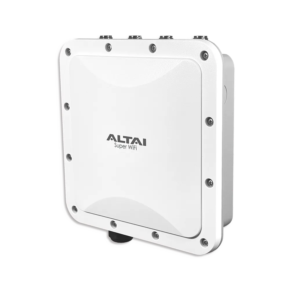 Punto de Acceso Industrial Super Wi-Fi 6 Conectorizado 2x2, Doble Banda Simultanea en 2.4 y 5 GHz, Hasta 400 m de Cobertura, 512 Usuarios Concurrentes