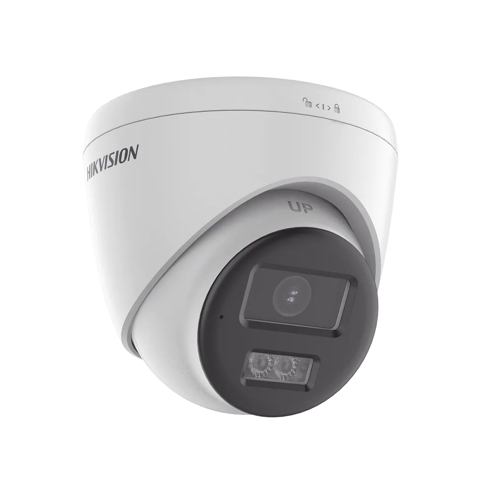 [Audio Bidireccional + Dual Light + ColorVu] Turret TURBOHD 2 Megapixel (1080p) / Lente 2.8 mm / 40 mts IR EXIR + 40 mts Luz Blanca / Micrófono y Bocina Integrado / Exterior IP67 / dWDR