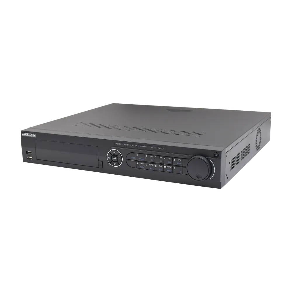 DVR 16 Canales TurboHD + 8 Canales IP / 3K/5MP / Audio por Coaxitron / Acusense / 4 Bahías de Disco Duro / Videoanalisis / 16 Entradas de Alarma