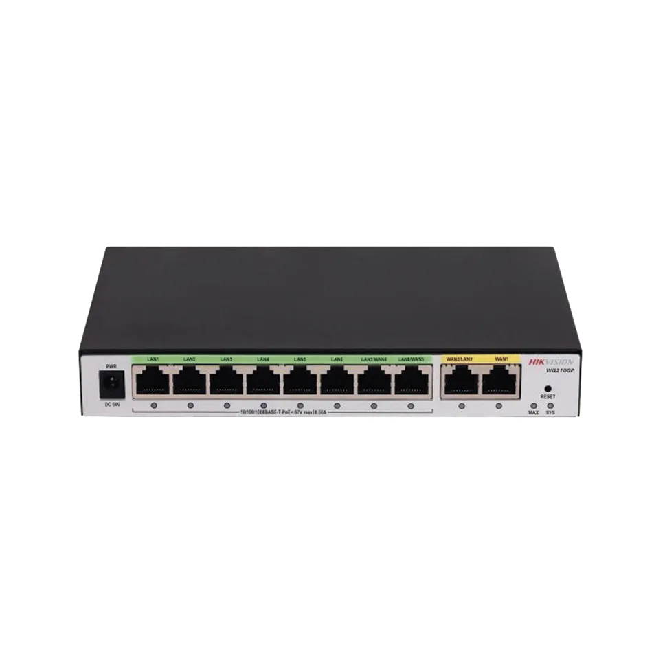 Router Gigabit PoE+ / Ideal para Access Point (AP) / 8 Puertos Gigabit PoE+ / 2 Puertos WAN / Hasta 200 clientes