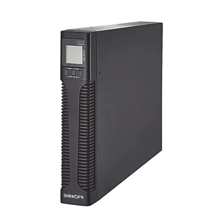 UPS de 3000VA/2700W / Topología On-Line Doble Conversión con Baterías Internas / Entrada y Salida de 120 Vca  / Pantalla LCD Configurable / Formato Rack o Torre / 8 Salidas