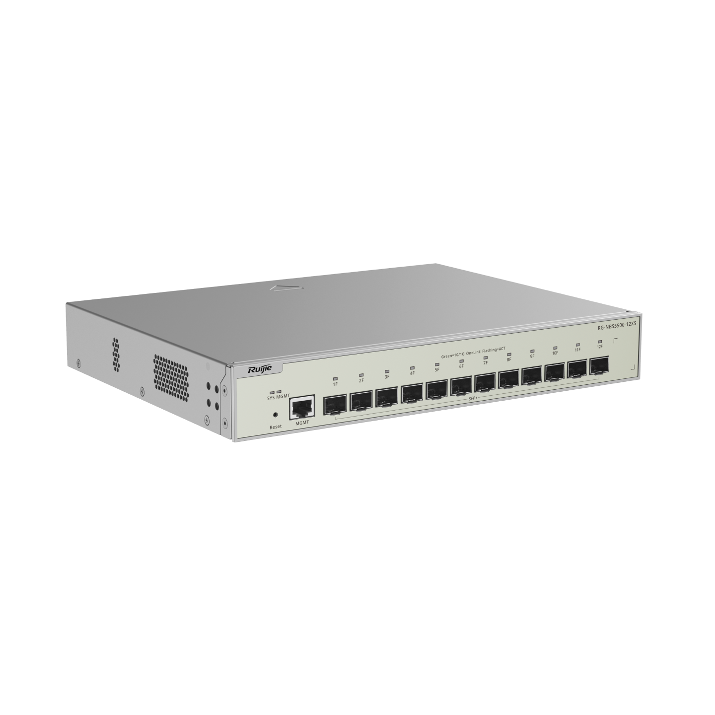 Switch Administrable Full Aggregation Capa 3, 12 Puertos SFP+ 10G y un Puerto MGMT