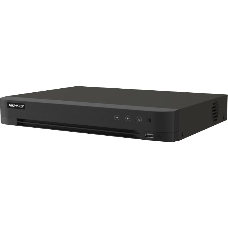 DVR 16 Canales TURBOHD + 8 Canales IP / 5 Megapixel Lite - 3K Lite / Salida Independiente HDMI - VGA / Audio de Dos Vías por Coaxitron / Reconocimiento Facial / ACUSENSE (Evista falsas alarmas) / 1 Bahía de Disco Duro / Salida de Video en Fu