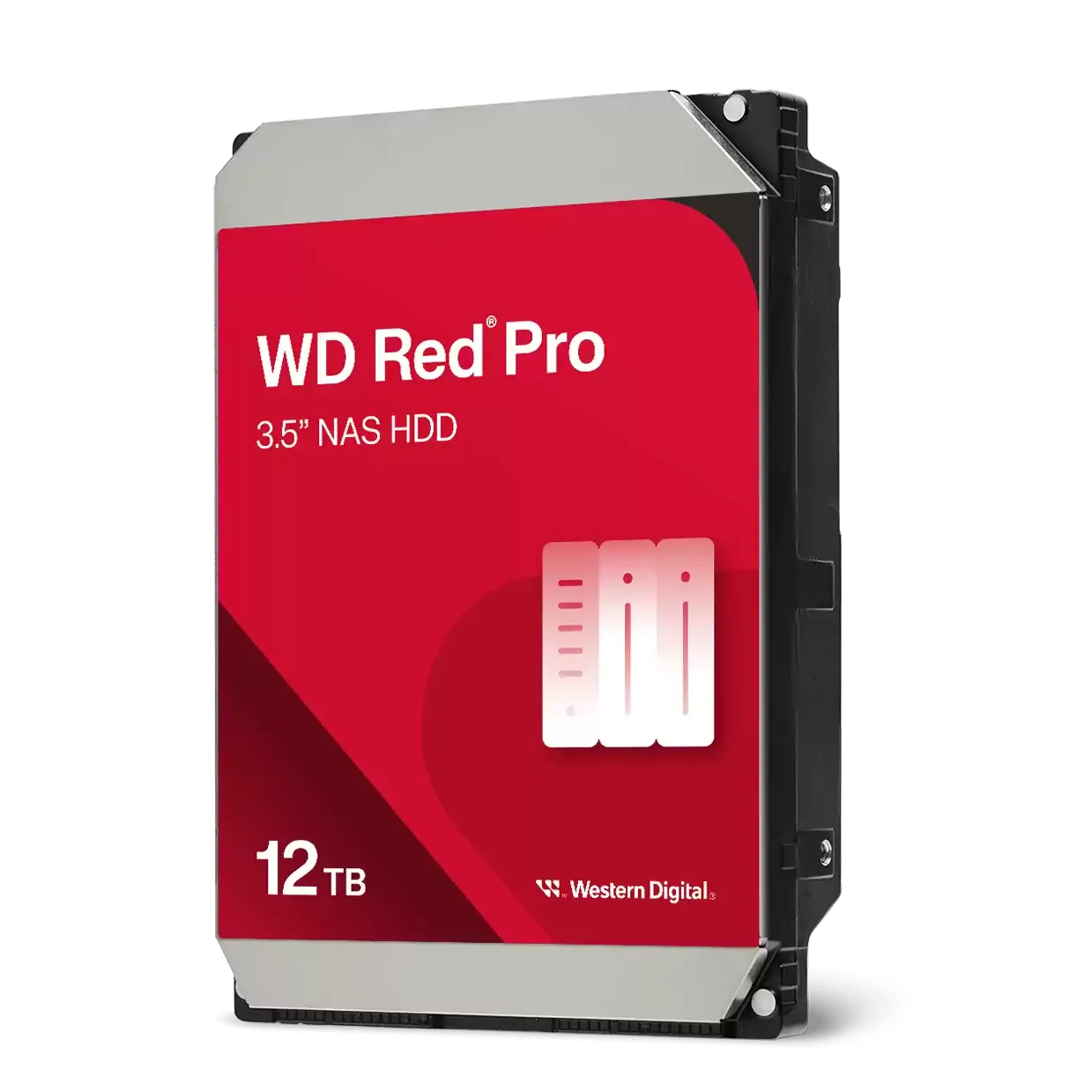 DISCO DURO INTERNO WD RED PRO 12TB 3.5 ESCRITORIO SATA3 6GB/S 256MB 7200RPM 24X7 HOTPLUG NAS 1-24 BAHIAS  WD122KFBX