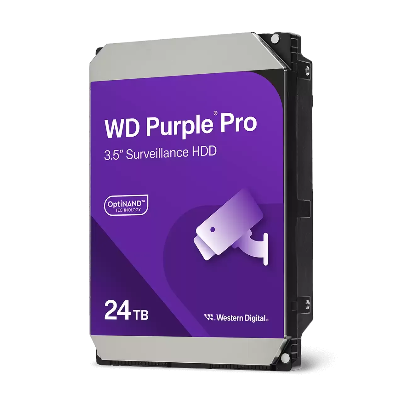 DISCO DURO INTERNO WD PURPLE PRO 24TB 3.5 ESCRITORIO SATA3 6GB/S 512MB 7200RPM 24X7 IA DVR NVR HASTA 64 CAMARAS  WD240PURP