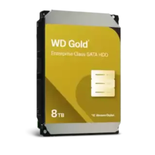 DISCO DURO INTERNO WD GOLD 8TB 3.5 ESCRITORIO SATA3 6GB/S 256MB 7200RPM 24X7 HOTPLUG NAS DVR NVR SERVER DATACENTER  WD8005FRYZ