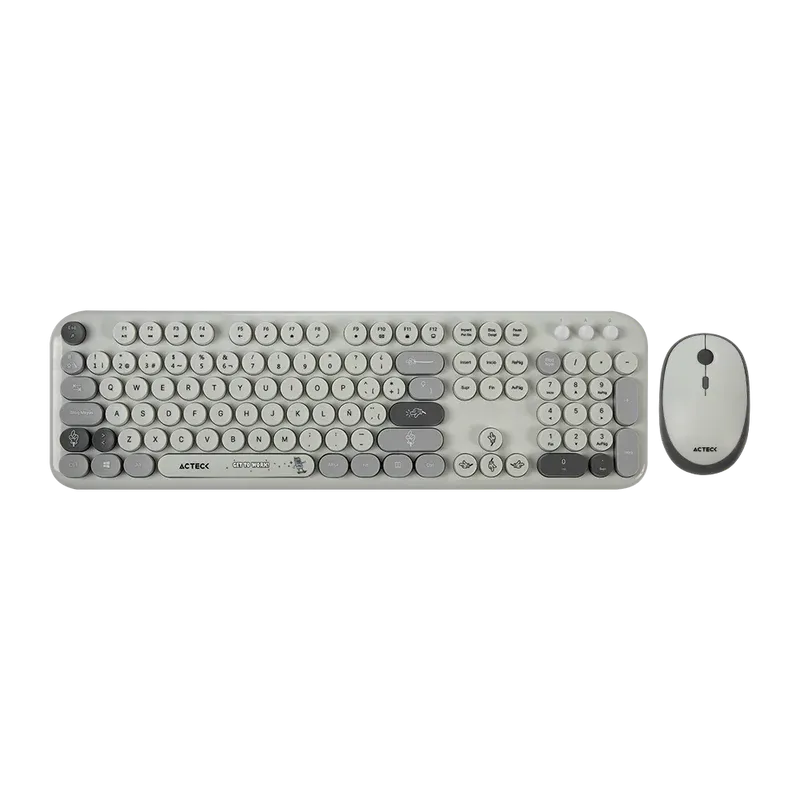 KIT ACTECK COMBO CREATOR CHIC K-COLORS MK485 / TECLADO + MOUSE / INALAMBRICO / AC-940184