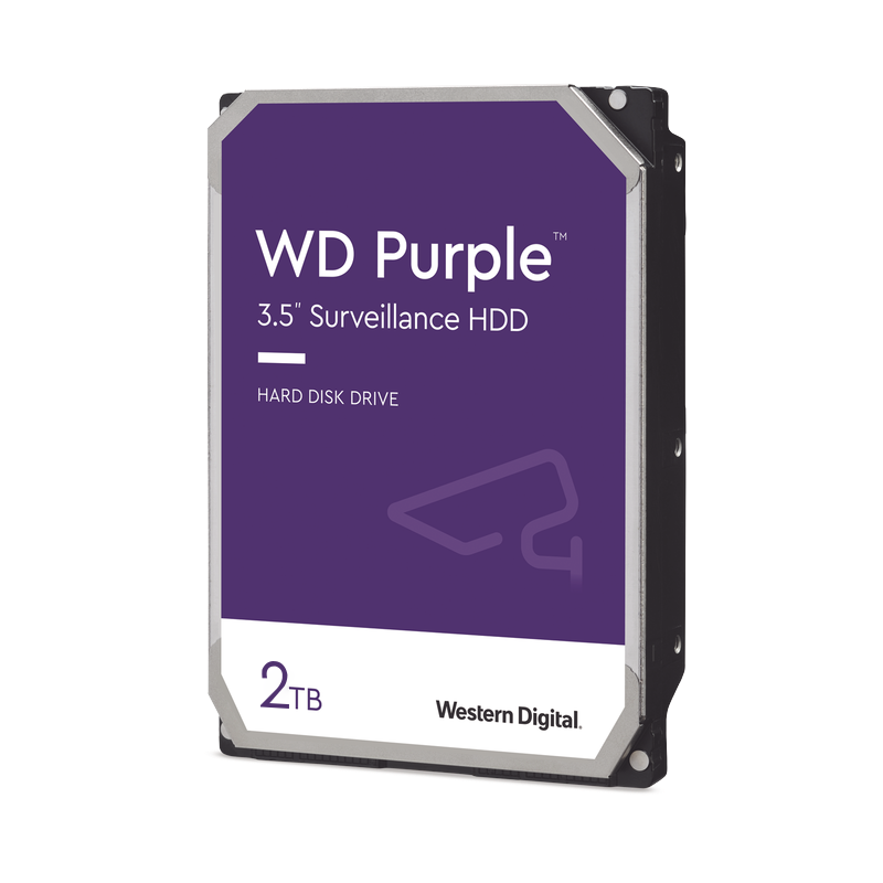 Disco Duro PURPLE de 2TB / 3 AÑOS DE GARANTÍA / Para Videovigilancia