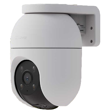 CAMARA WIFI/ EZVIZ / CS-C8C / 3K (5MP) / PT / EXTERIOR / VISION NOCTURNA A COLOR / AUDIO BIDIRECCIONAL / VISION PANORAMICA 360 / DETECCION INTELIGENTE DE PERSONA Y VEHICULOS / AUTO ZOOM/ IP65 /H2.65/
