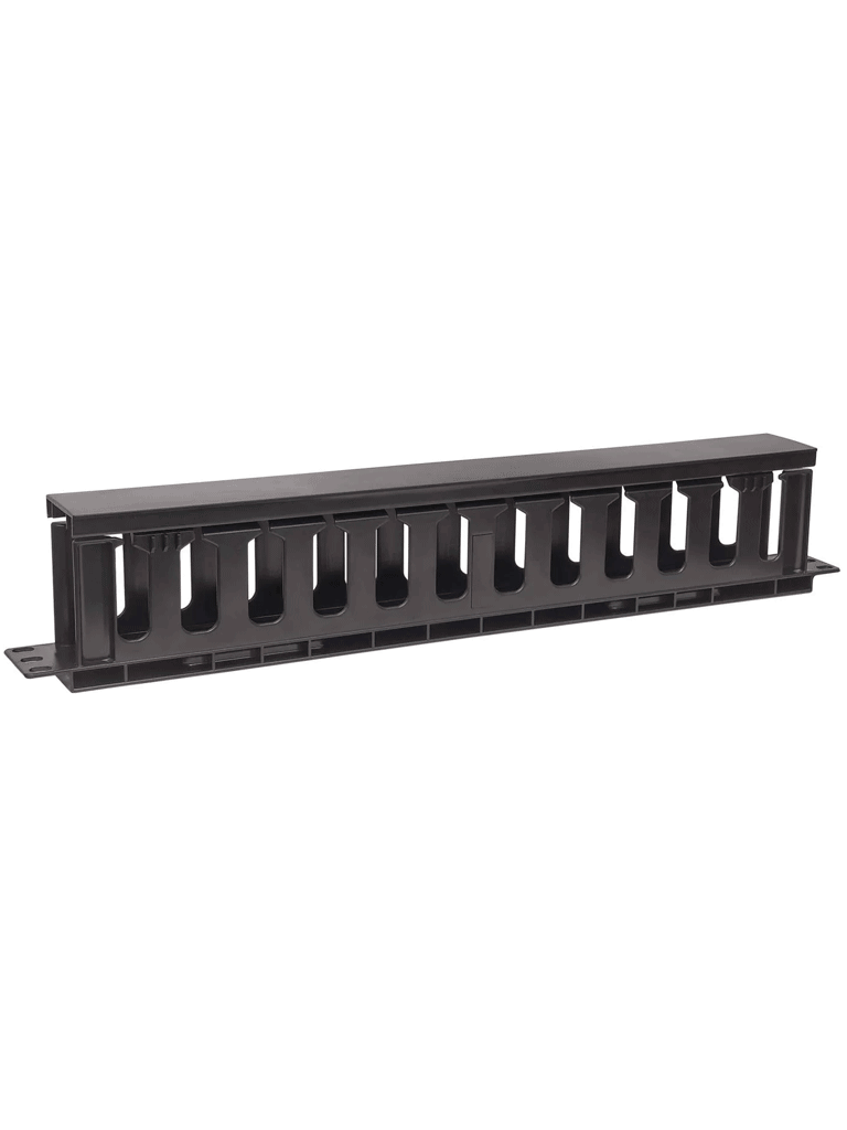 Organizador Horizontal /19" / 1U / Plástico / 8cm
