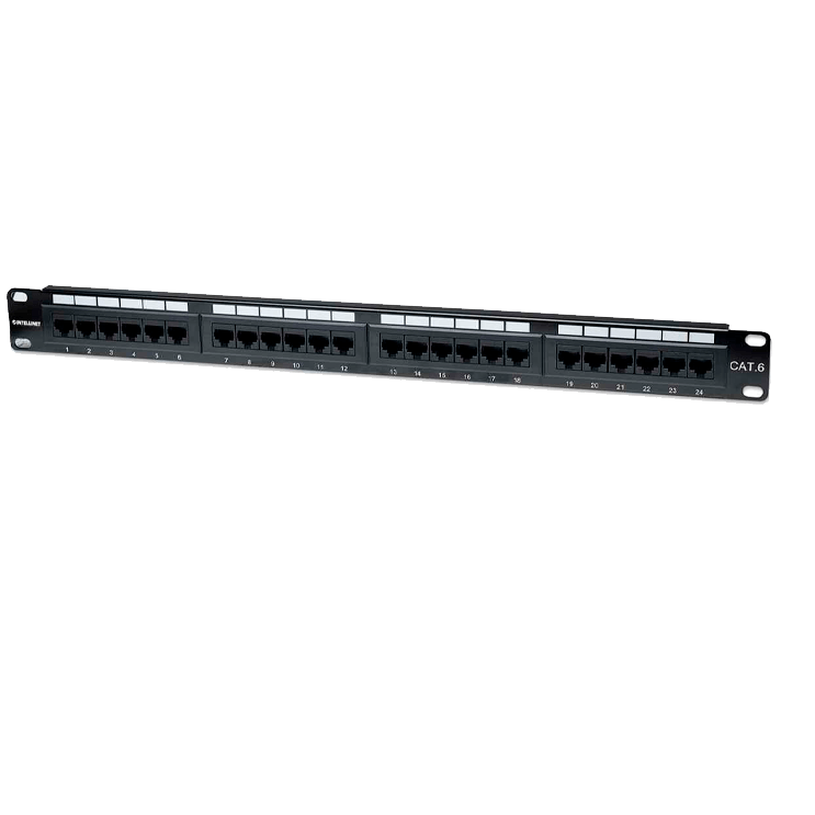 Panel de Parcheo Cat6 24 puertos, UTP