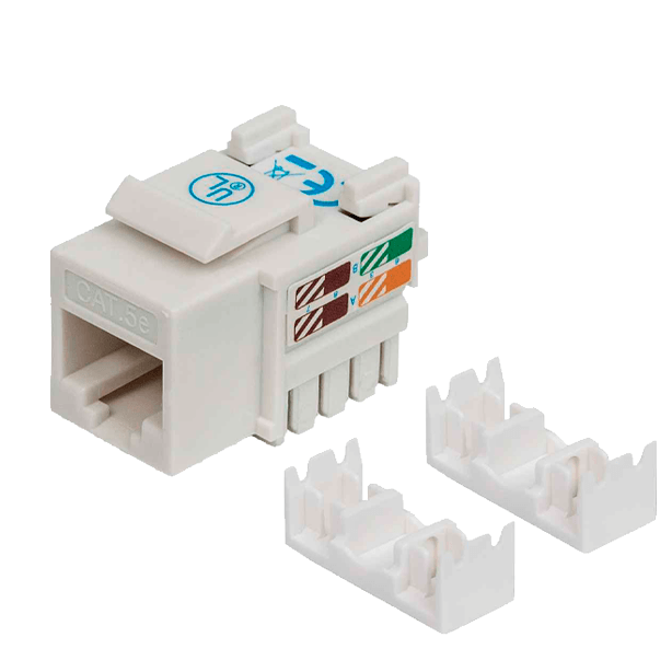 JACK CAT 5e / DE IMPACTO / (KEYSTONE) / BLANCO