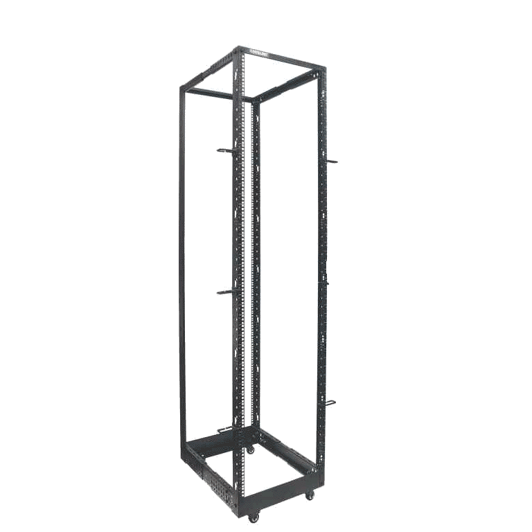 Rack abierto de 4 postes de 19" / 45UR / Profundidad Ajustable desde 55.8 a 101.6 cm