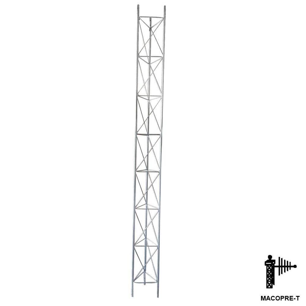 Tramo de Torre Arriostrada de 3m x 30cm, Galvanizado por Inmersión en Caliente. Zonas Húmedas. / T-30 / MACOPRE-T