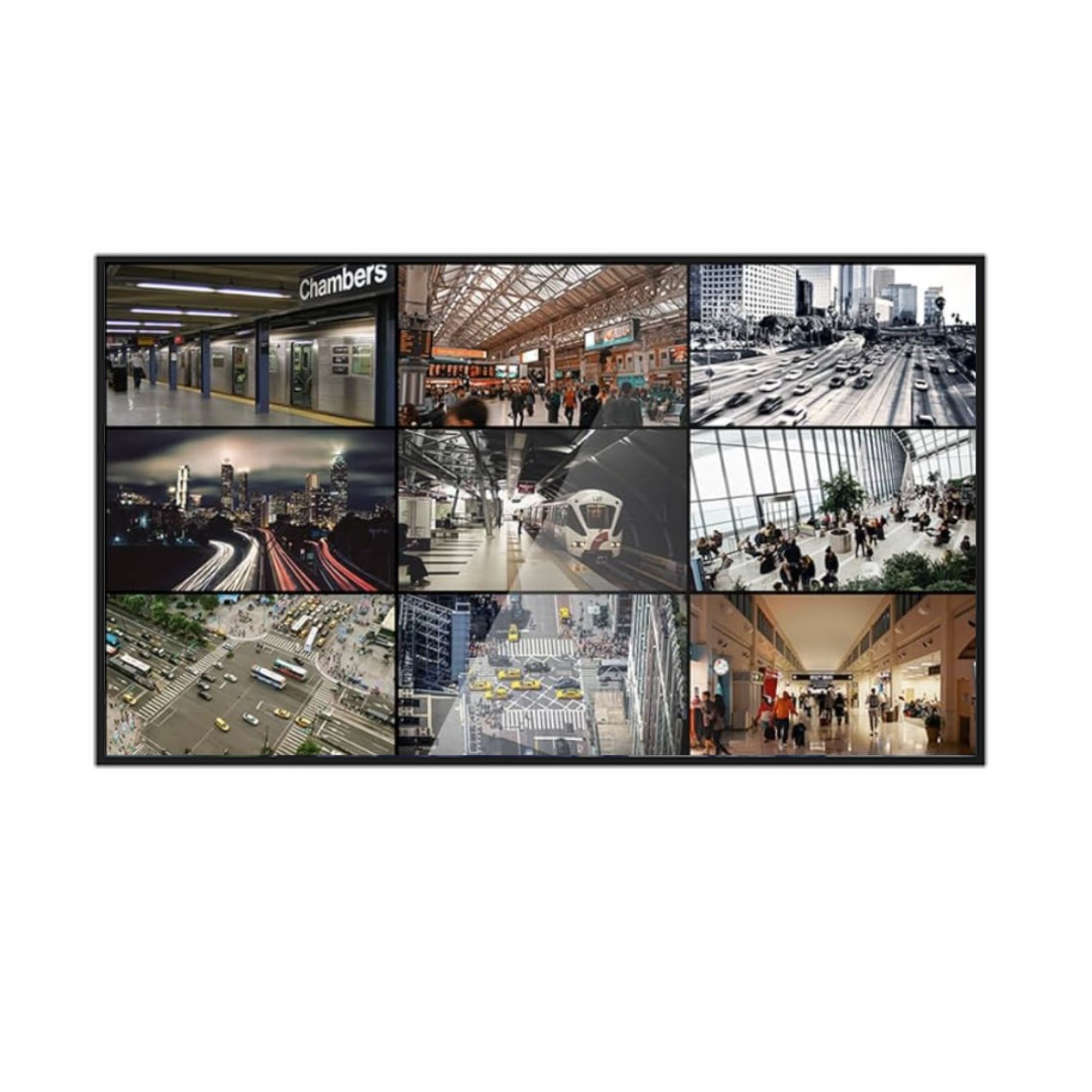 Pantalla LED de 55" para Publicidad Digital / SLIM / 500 Nits / Programación de Horarios / Contenido Personalizado / Sistema Operativo Android / 2 Entradas USB / WiFi