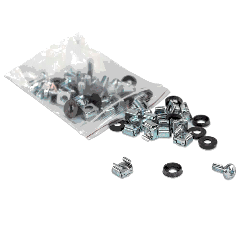 Tornillos M6/ Tuerca Enjaulada / Paquete con 100 juegos