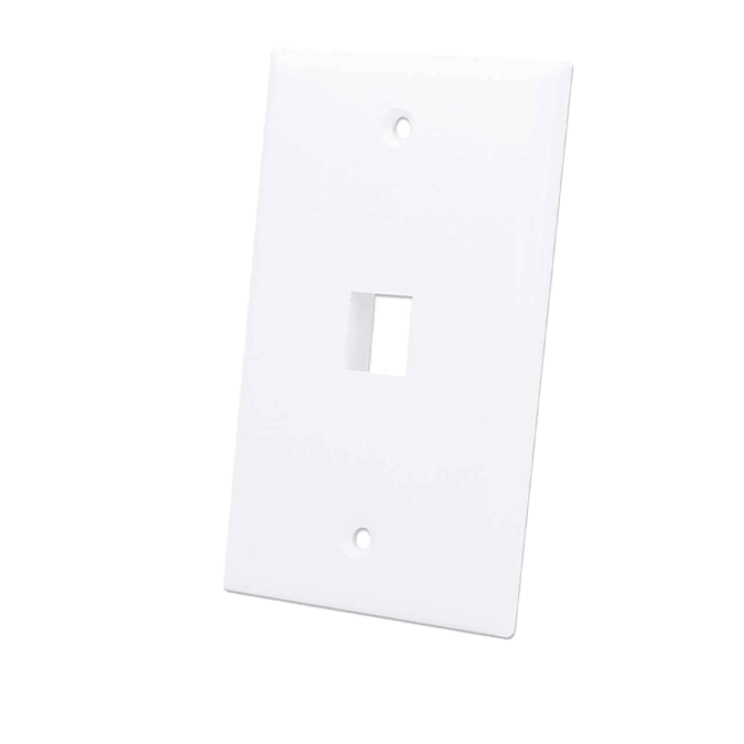Tapa (faceplate) 1 perforacion  blanco