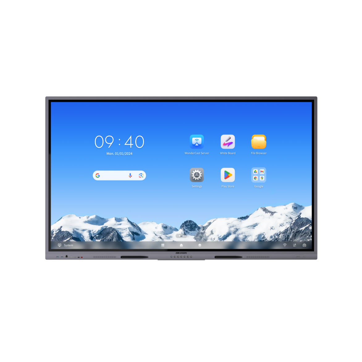 Pantalla Interactiva Touch de 75" Android 14 / Asistentes IA / Google Suite Preinstalado con Certificación EDLA / Resolución 4K / Bocinas Integradas / Entradas HDMI y VGA / Incluye 2 Lápices para Escribir