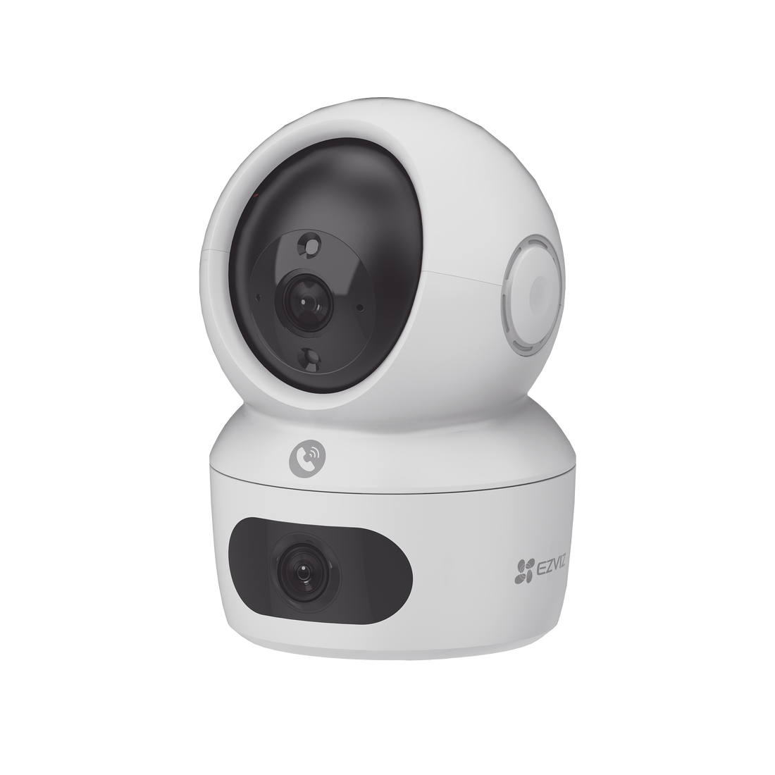 Cámara PT IP / Doble Lente 4 MP + 4 MP / Wi-Fi 6 / Audio Bidireccional / Visión Nocturna a Color 10 m (32.8 ft) / Detección Humana por IA / Uso en Interior